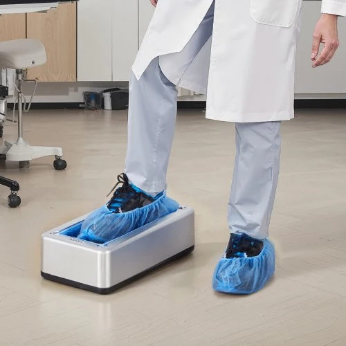 Koduva VEVOR batų užvalkalų dispenseris, tinka iki US 11 / EU 44, su 100 vienkartinių plastikinių užvalkalų