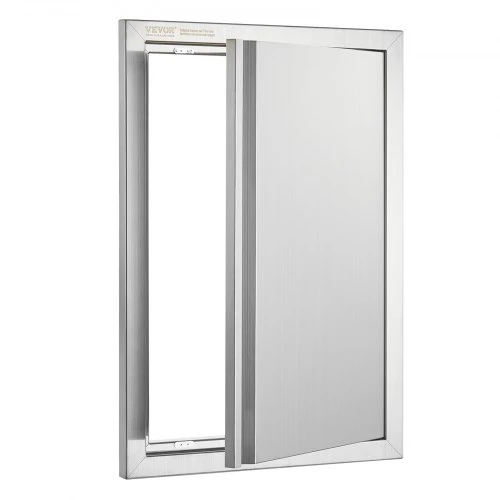 Koduva VEVOR BBQ prieigos durelės 432x610 mm, nerūdijančio plieno, įleidžiamos, su įleistine rankena