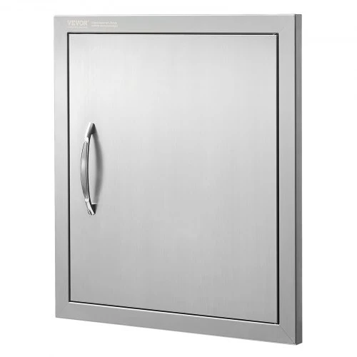 VEVOR BBQ prieigos durelės, 457 x 508 mm, nerūdijančio plieno, įleidžiamos, su rankena ir kabliuku