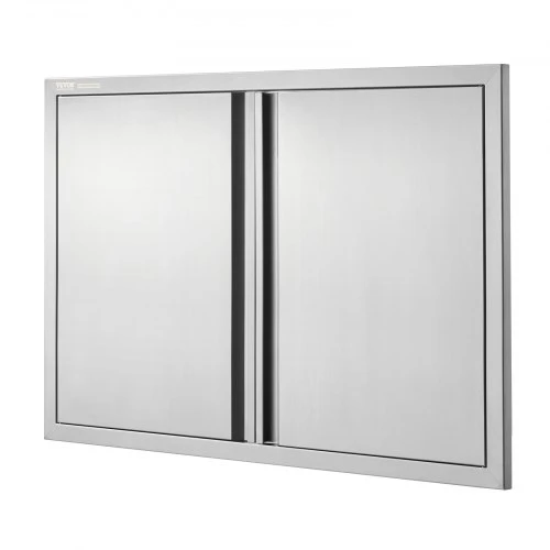 Koduva VEVOR BBQ prieigos durelės 914 x 610 mm, dvigubos nerūdijančio plieno įleidžiamos durys