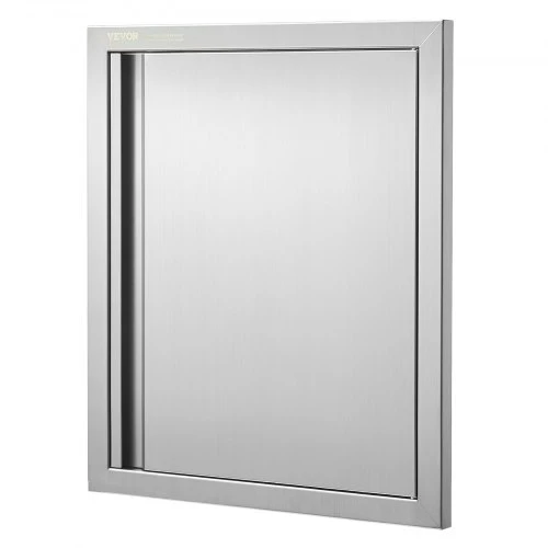 Koduva VEVOR BBQ prieigos durys, 457 x 533 mm, nerūdijančio plieno, įleidžiamos, su įleista rankena