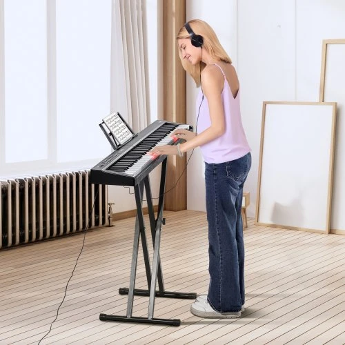VEVOR BD-881D 88 klavišų skaitmeninis pianinas, pusiau pasverti klavišai