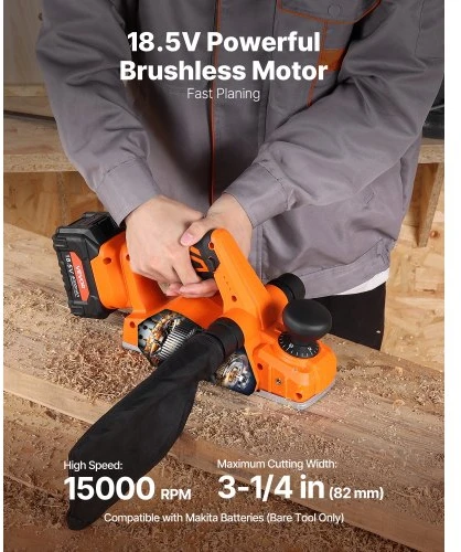 Koduva VEVOR belaidis rankinis oblius, 82 mm, 15000 RPM, be akumuliatoriaus