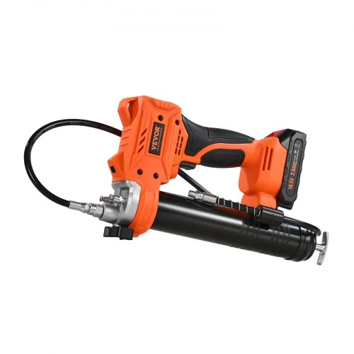VEVOR Belaidis tepalo pistoletas, 8000 PSI, 20 V, su 2,0 Ah baterija, LED šviesa, 35,4 col. žarna ir dėklu