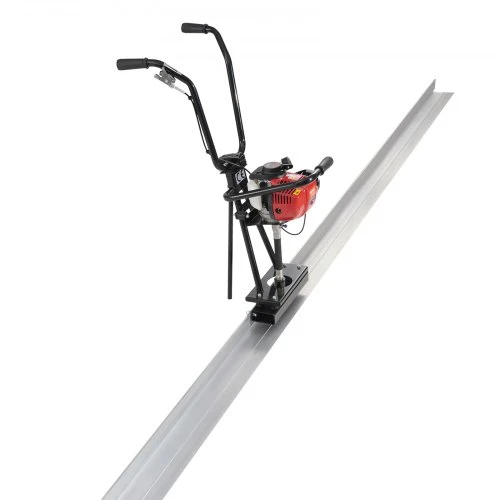 Koduva VEVOR benzininė betono vibro lyginimo mentė, 6/8/11 pėdų aliuminio lentų rinkinys, 4 taktų variklis, reguliuojamos rankenos, 6500 RPM
