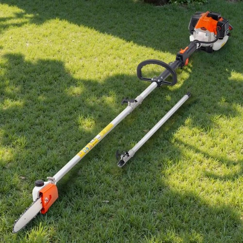 Grandininis pjūklas VEVOR Benzininis aukštapjovės pjūklas, 25 cc, 20,3 cm juosta, iki 2,74 m, 650 ml bakas
