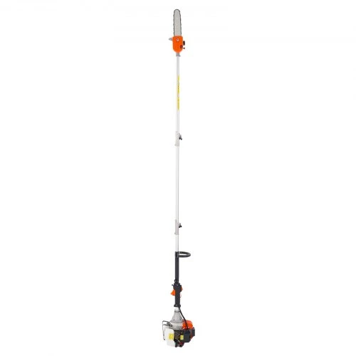 Grandininis pjūklas VEVOR Benzininis aukštapjūklis 43 cc, 25,4 cm juosta, 2,1–3,6 m