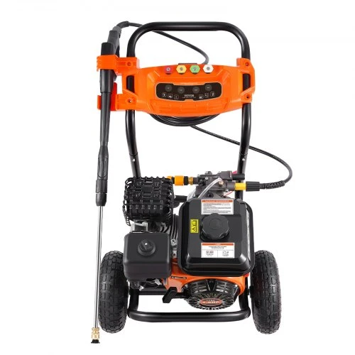 VEVOR Benzininis aukšto slėgio plovimo įrenginys, 3500 PSI, 10 l/min, su aliumininiu siurbliu ir 5 antgalių rinkiniu