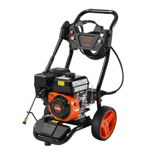 VEVOR Benzininis aukšto slėgio plovimo įrenginys, 3950 PSI, 10 l/min, su variniu siurbliu