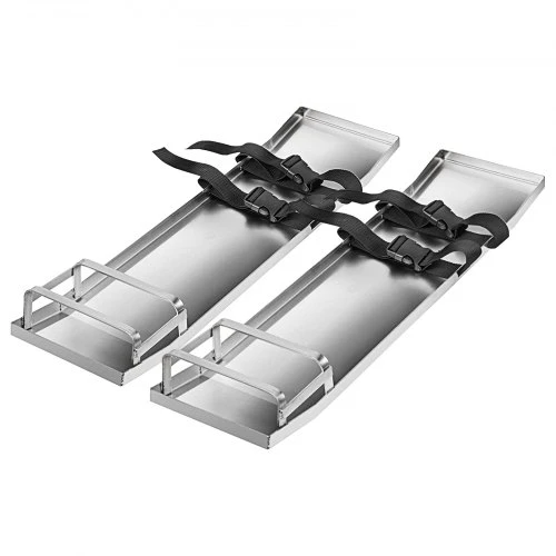 VEVOR Betoniniai kelių lentos 30'' x 8'' slankiosios, 2 vnt., nerūdijančio plieno