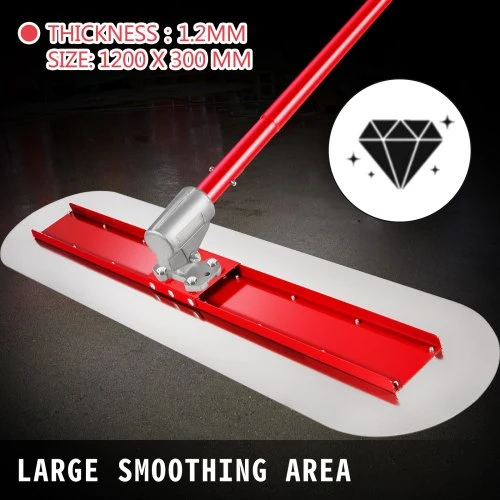 Koduva VEVOR betoninis lygintuvas iš mangano plieno 1200 x 300 mm