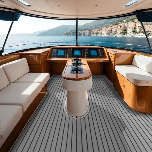 Koduva VEVOR boat flooring EVA putų danga valtims, 240 x 89,9 cm, savaime lipni, pilka
