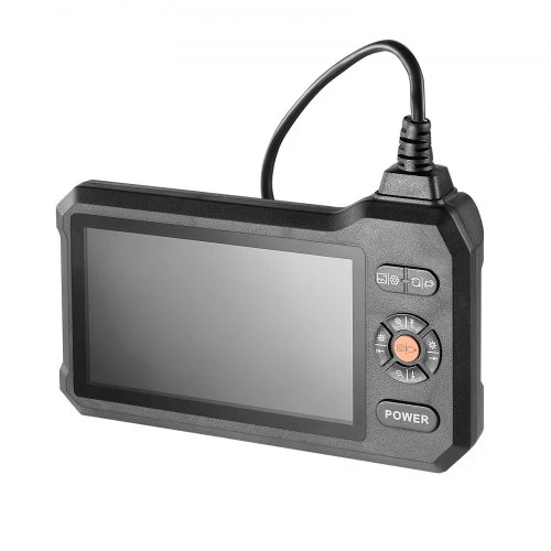 Koduva VEVOR boreskopinė kamera su dviem objektyvais, 5" HD IPS ekranas, 5,5 mm zondas, 8X priartinimas, 5 m standus kabelis