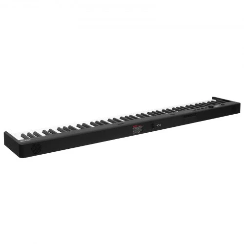 VEVOR BX-20 88 klavišų sulankstomas skaitmeninis pianinas, juodas