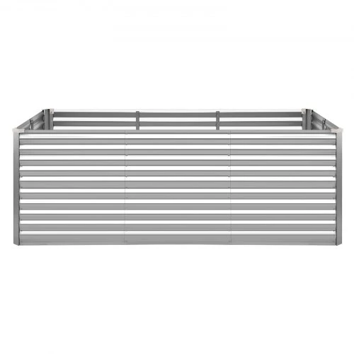 VEVOR Cinkuota paaukštinta sodo lysvė, 2400 x 1200 x 860 mm, stačiakampė metalinė lysvė