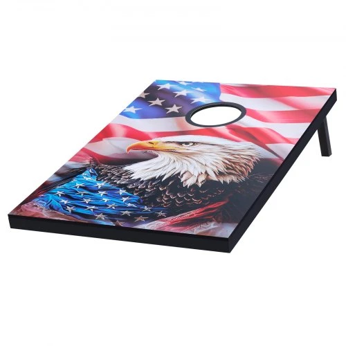 VEVOR Cornhole rinkinys, 3 x 2 pėdų, MDF, 8 maišeliai, nešiojimo dėklas