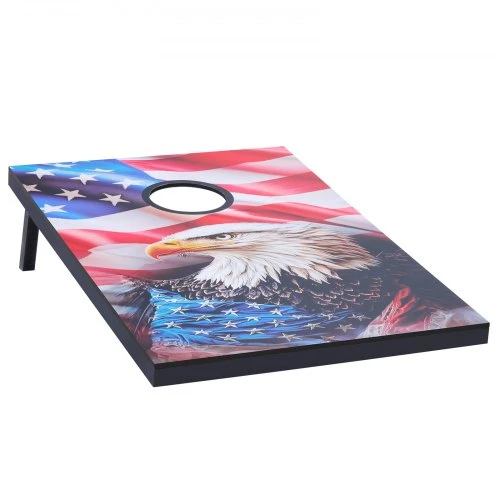 VEVOR Cornhole rinkinys, 3 x 2 pėdų, MDF, 8 maišeliai, nešiojimo dėklas
