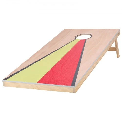 VEVOR „Cornhole“ rinkinys, 4 x 2 ft medinės lentos, 8 maišeliai ir rankena