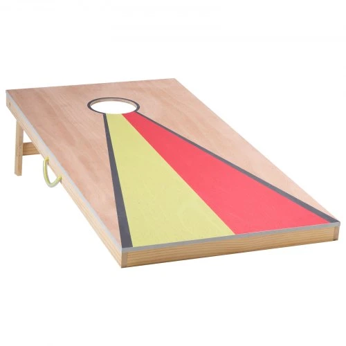 VEVOR „Cornhole“ rinkinys, 4 x 2 ft medinės lentos, 8 maišeliai ir rankena