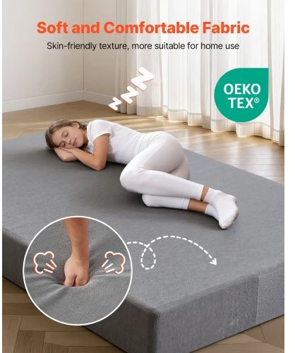 VEVOR Crash pad, 1800 x 1210 mm, pilkas, vaikams ir suaugusiesiems