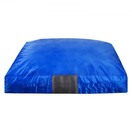 VEVOR Crash pad vaikams, 1500 x 1500 mm, mėlynas, su putų blokais ir plaunamu užvalkalu