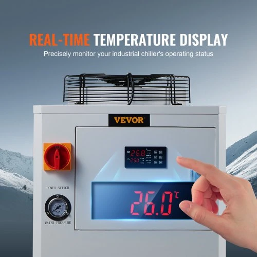 Koduva VEVOR CW6000 pramoninis vandens aušintuvas, 1500 W, 15 l, 65 l/min