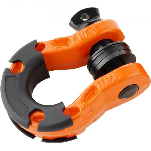 VEVOR D žiedo traukimo apkaba 3/4 col., 2 vnt., oranžinė