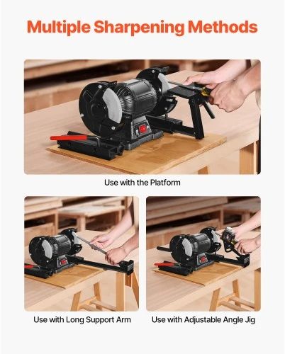 VEVOR Daugiafunkcė galandinimo sistema „Vari-Grind Pro“, skirta 6" ir 8" stalinėms galandinimo staklėms