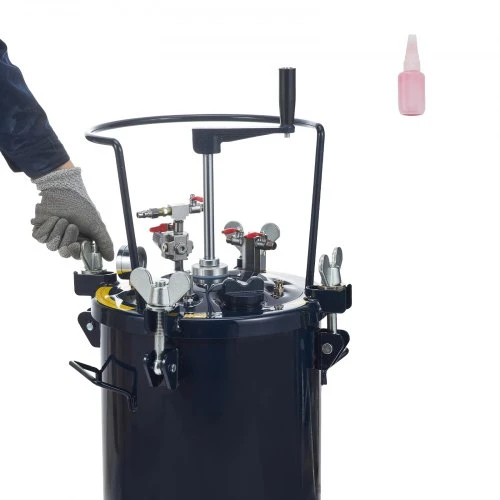 Koduva VEVOR dažų slėgio bakas, 30 l, su rankiniu maišytuvu, 70 PSI, JY-SD30L
