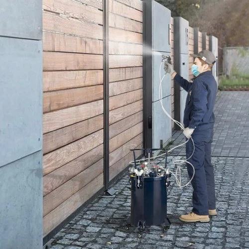 Koduva VEVOR dažų slėgio bakas, 30 l, su rankiniu maišytuvu, 70 PSI, JY-SD30L