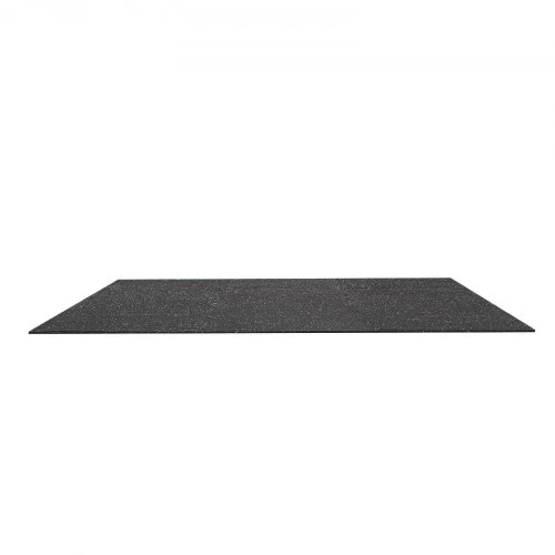 VEVOR Dėlionės formos mankštos kilimėliai, 12 vnt., juodi su baltais taškais, 600 x 600 x 10 mm