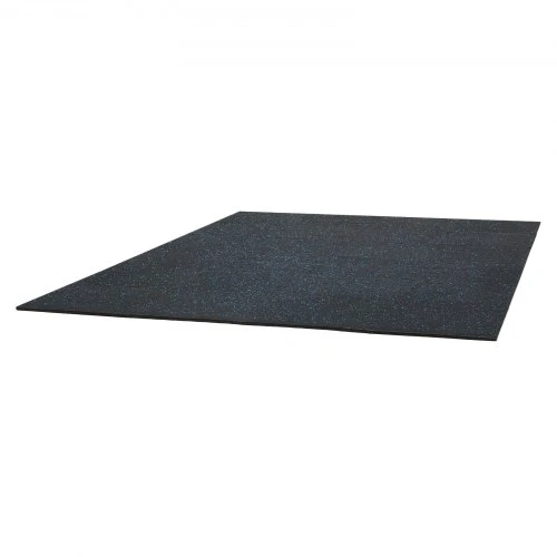 VEVOR Dėlionės formos mankštos kilimėlis, 24 vnt., 610 x 610 x 14 mm, EVA putų, juodas su mėlynais taškais