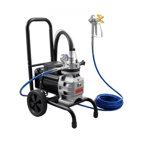 Koduva VEVOR diafragminis beorio dažų purkštuvas, 1100 W, 2200 psi, su pailginimo vamzdžiu