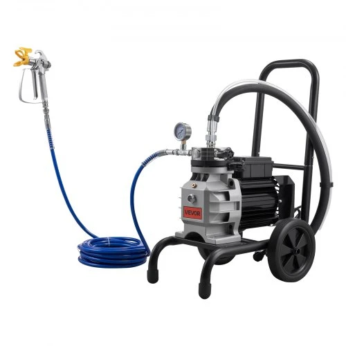 Koduva VEVOR diafragminis beorio dažų purkštuvas, 1100 W, 2200 psi, su pailginimo vamzdžiu