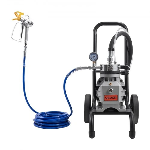 Koduva VEVOR diafragminis beorio dažų purkštuvas, 1100 W, 2200 psi, su pailginimo vamzdžiu