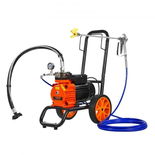 Koduva VEVOR diafragminis beoris dažų purkštuvas, 1100 W, 2000 psi, su prailginimo strypu