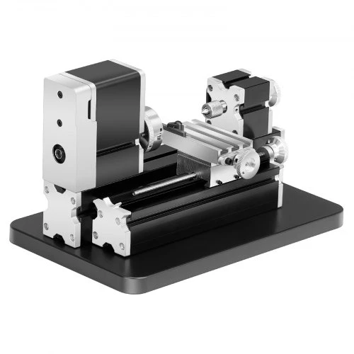 Koduva VEVOR didaktinis mini metalo tekinimo staklių staklės, 70 x 130 mm, 36 W, 20 000 aps./min., 3 žandų griebtuvas