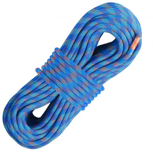 VEVOR Dinaminė alpinizmo virvė, 10,2 mm, 50 m, mėlyna, su plieniniais karabinais