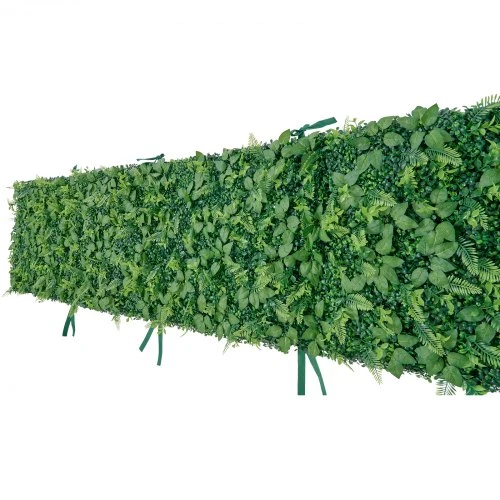 Koduva VEVOR dirbtinė augalų siena, 4 vnt. 61 x 243,8 cm buksmedžio panelės
