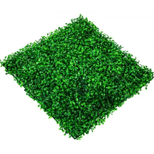 VEVOR Dirbtinė buksmedžio panelė, 6 vnt., 50 x 50 cm, 4 cm, žalia