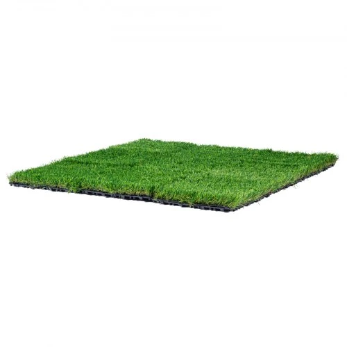 VEVOR Dirbtinės žolės plytelės, sujungiamas 18 vnt. rinkinys, 305x305 mm