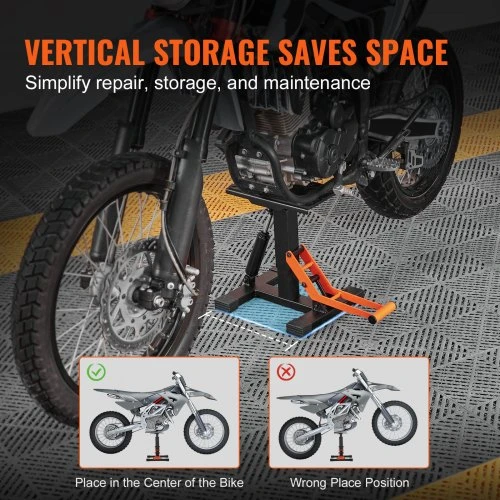 VEVOR Dirt bike keltuvas, motociklo domkratas, 440 lbs, hidraulinis, reguliuojamo aukščio
