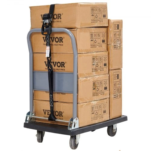 Koduva VEVOR diržiniai tempimo diržai su terkšle, 4 vnt., 1,6 x 8 pėdų, 5208 lb