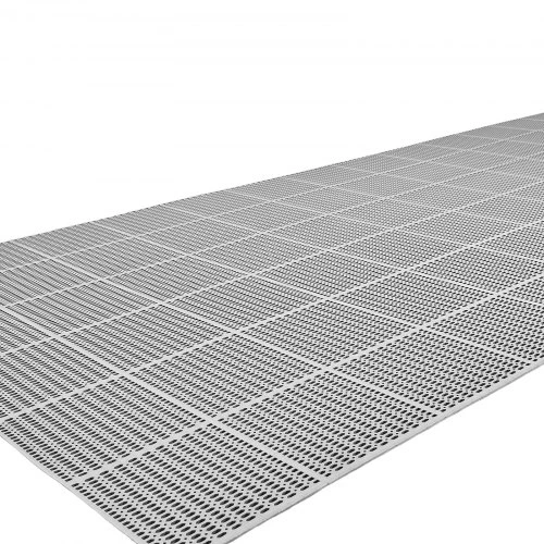 VEVOR Drenažo kilimėlis, 90 x 1500 cm, PVC, neslystantis, pilkas