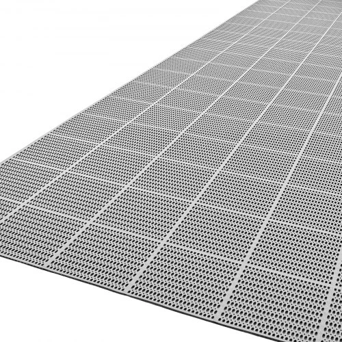 VEVOR Drenažo kilimėlis, 90 x 1500 cm, PVC, neslystantis, pilkas