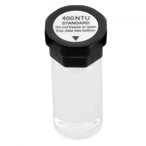 VEVOR Drumstumo kalibravimo tirpalų rinkinys TN500-1, 20/100/400/800 NTU, 4 vnt. po 20 ml, skirtas TN2000 drumstumo matuokliui