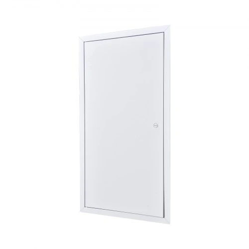 VEVOR Drywall prieigos panelė, 64x34 cm, cinkuotas plienas, balta, su varžtiniu užraktu, 32x62 cm angai
