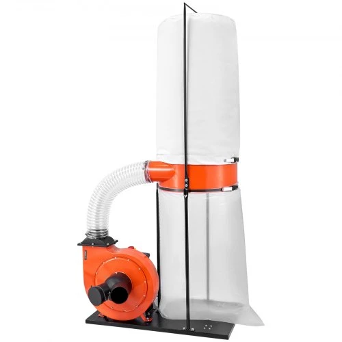 VEVOR Dulkių surinktuvas, 1100 CFM, 2,5 mikrono, 1,5 HP, 132,5 l ir 159 l maišai