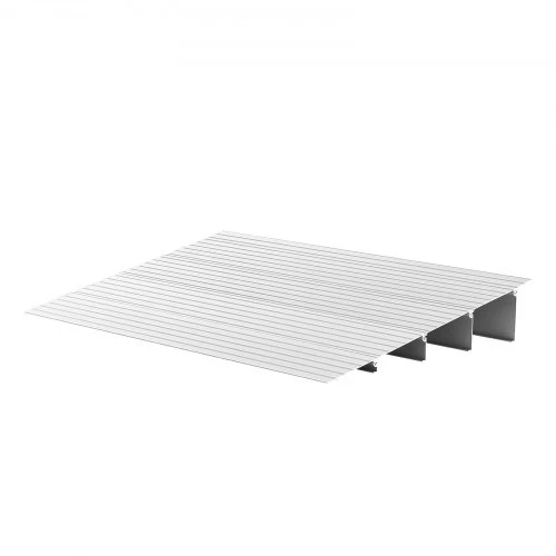 VEVOR Durų slenksčio rampa, 4 colių pakilimas, aliuminio lydinys, 800 lbs, 4 vnt.
