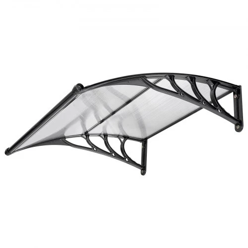 VEVOR Durų stogelis, 965 x 1017 x 275 mm, skaidrus